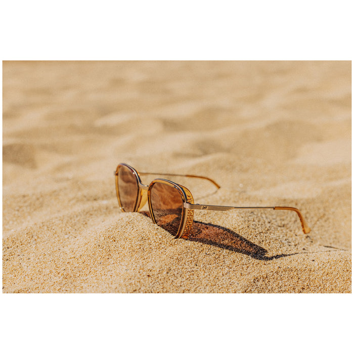 Sunski Bernina Sunglasses Desert/Amber Polarized
