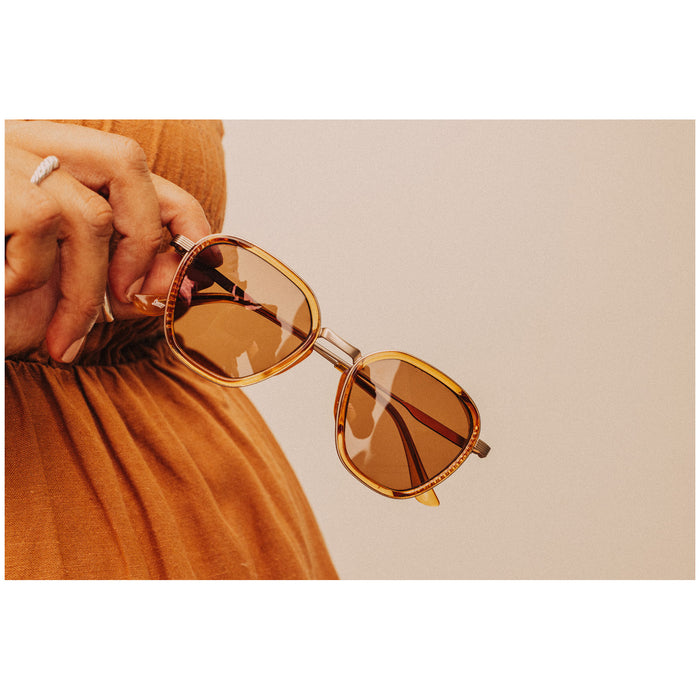 Sunski Bernina Sunglasses Desert/Amber Polarized