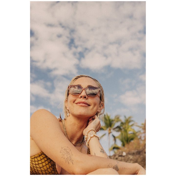 Sunski Miho Sunglasses Sunset/Sepia Polarized