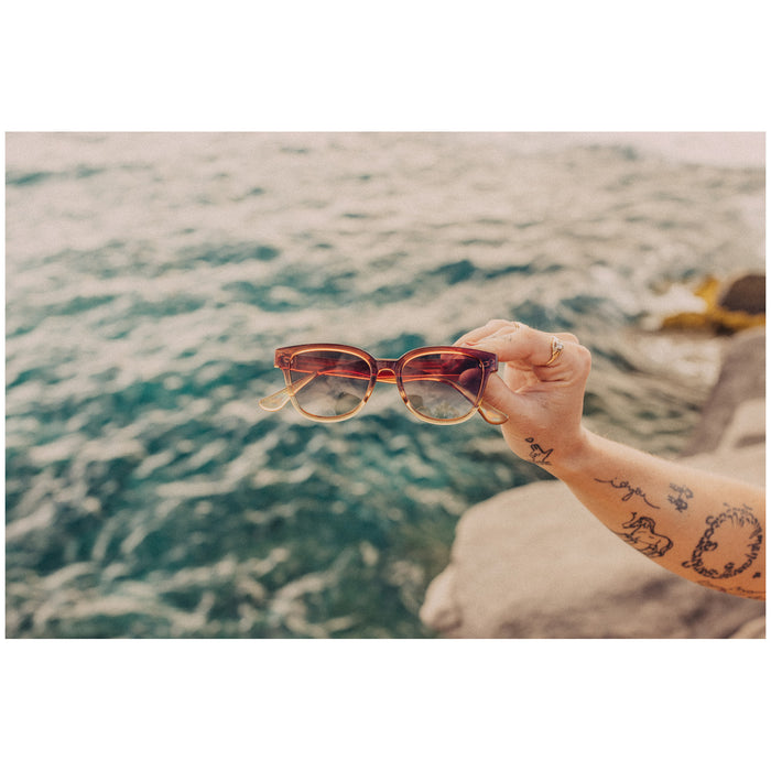 Sunski Miho Sunglasses Sunset/Sepia Polarized
