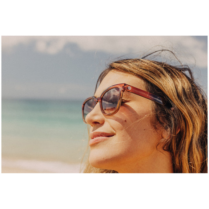 Sunski Miho Sunglasses Sunset/Sepia Polarized