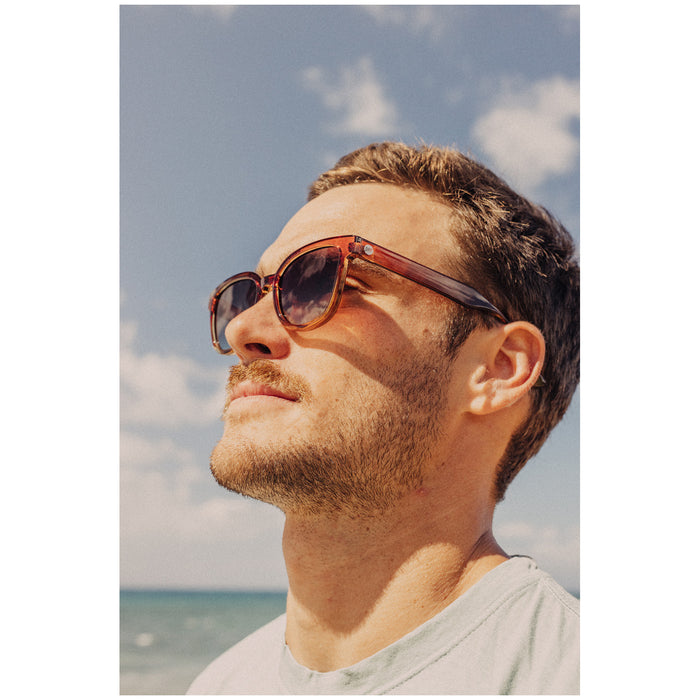 Sunski Miho Sunglasses Sunset/Sepia Polarized