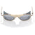 Sunski Strada Sunglasses Ivory/Silver Polarized
