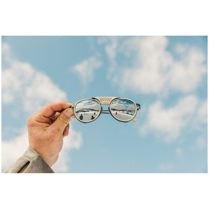 Sunski Strada Sunglasses Ivory/Silver Polarized