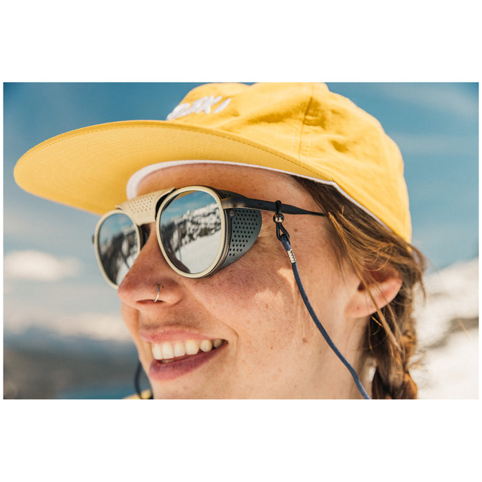 Sunski Strada Sunglasses Ivory/Silver Polarized