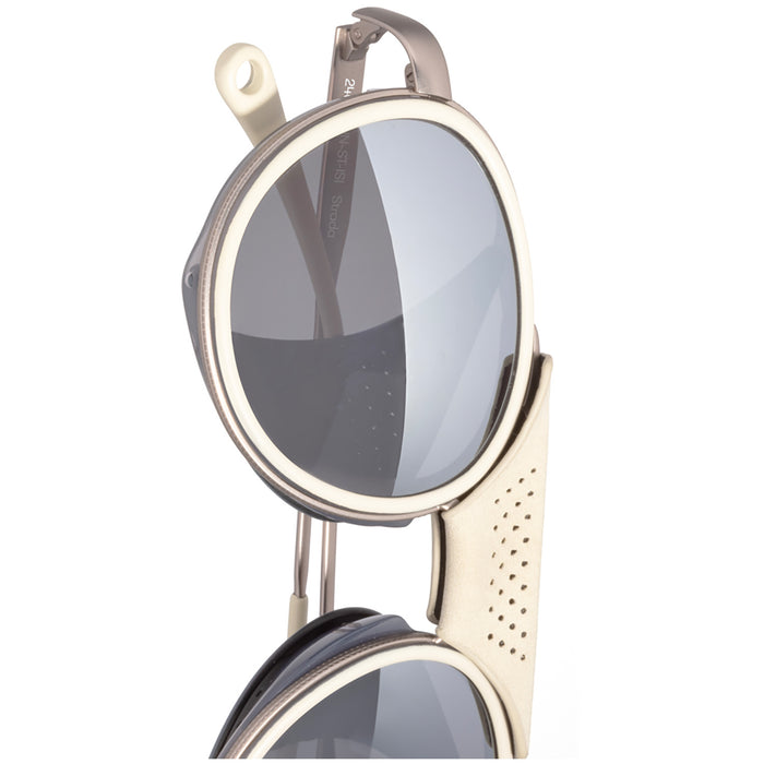 Sunski Strada Sunglasses Ivory/Silver Polarized