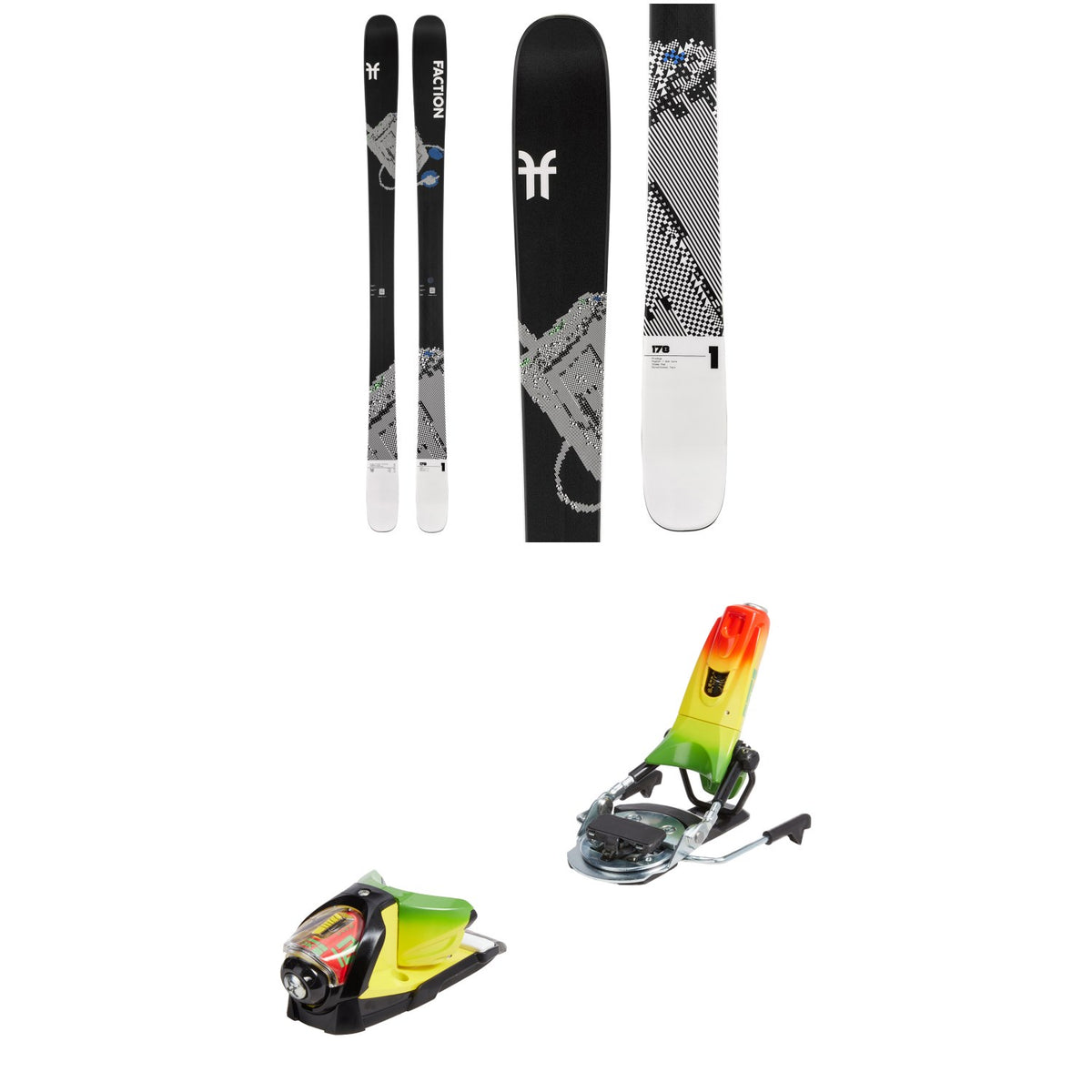 Faction Prodigy 1 Skis + Look Pivot 12 GW Ski Bindings 2025