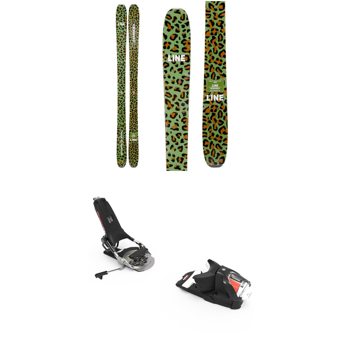 Line Skis Pandora 92 Camo Skis + Look Pivot 12 GW Ski Bindings 2025