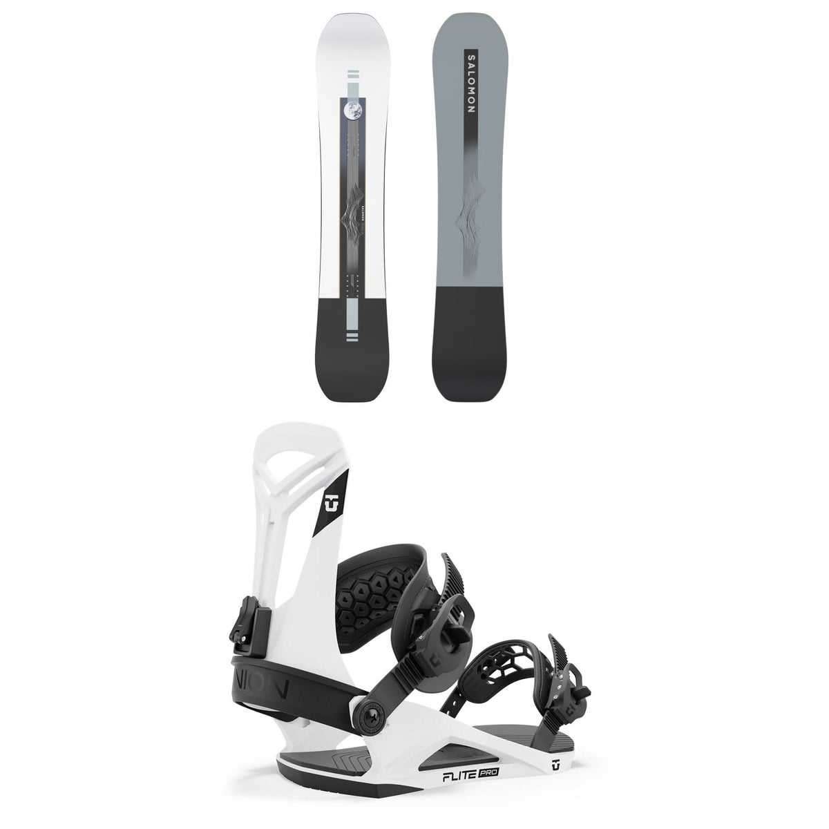 Salomon Sight Snowboard + Union Flite Pro Snowboard Bindings 2025