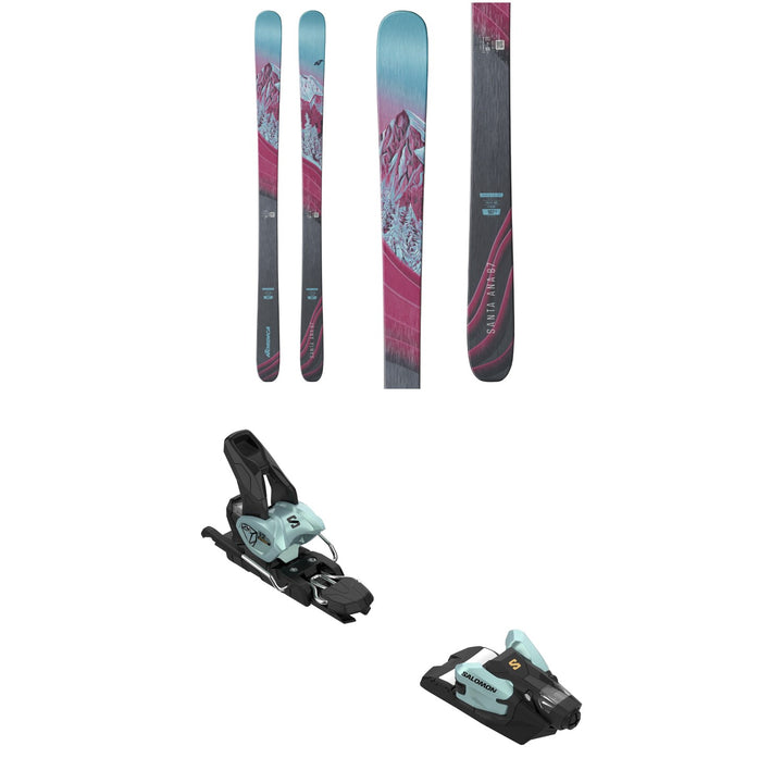 Nordica Santa Ana 87 Skis - Women's 2025 + Salomon Strive 12 GW Ski Bindings