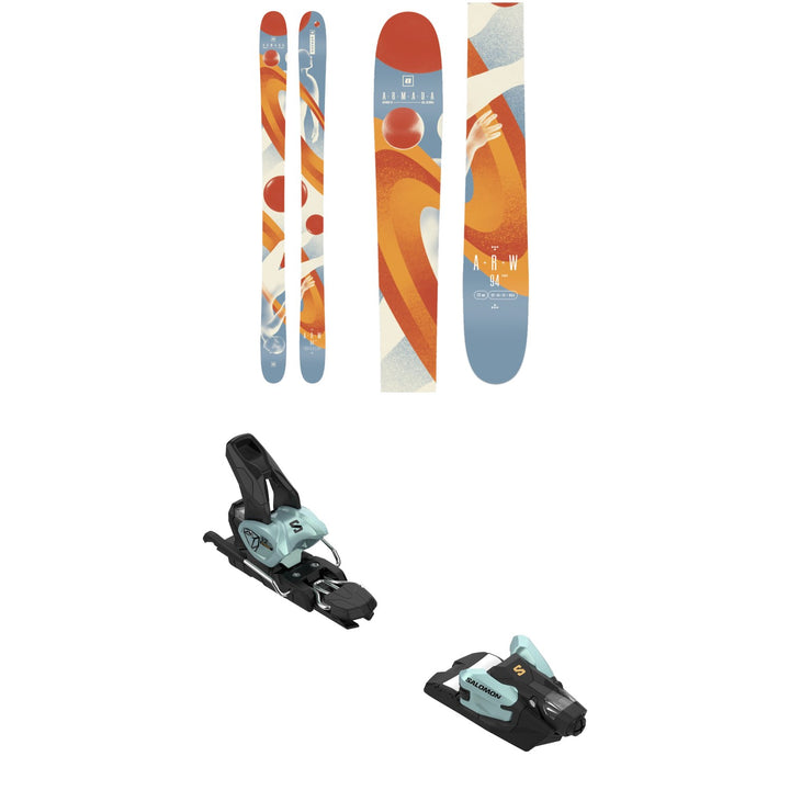 Armada ARW 94 Skis 2025 + Salomon Strive 12 GW Ski Bindings