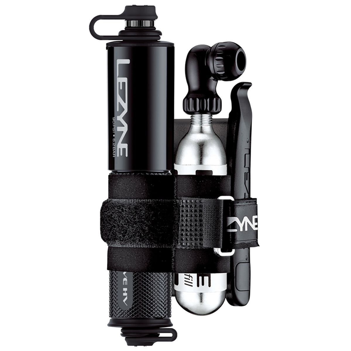 Lezyne Pocket Drive HV Loaded Hand Pump Black