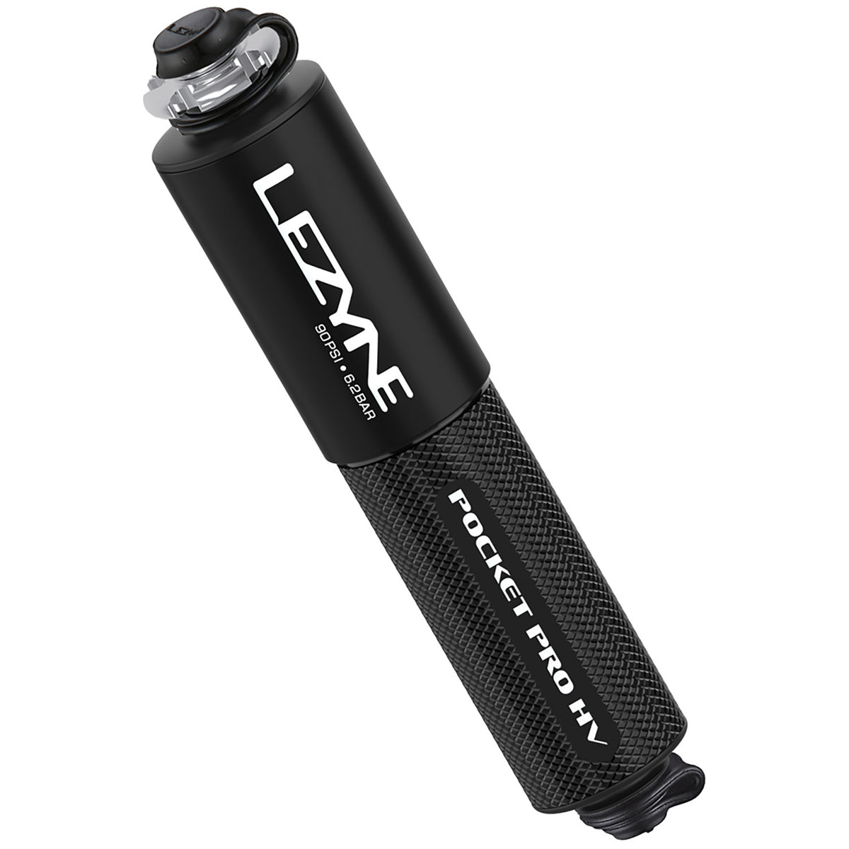 Lezyne Pocket Drive Pro HV Hand Pump Matte Black/Gloss Black