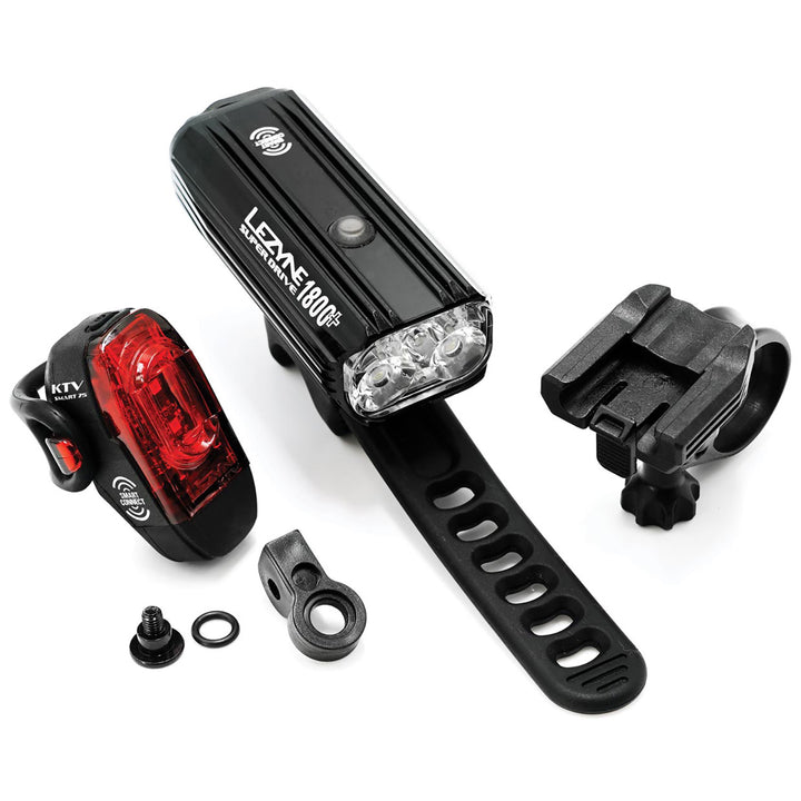 Lezyne Super Drive 1800+ Smart Loaded Front Bike Light Black