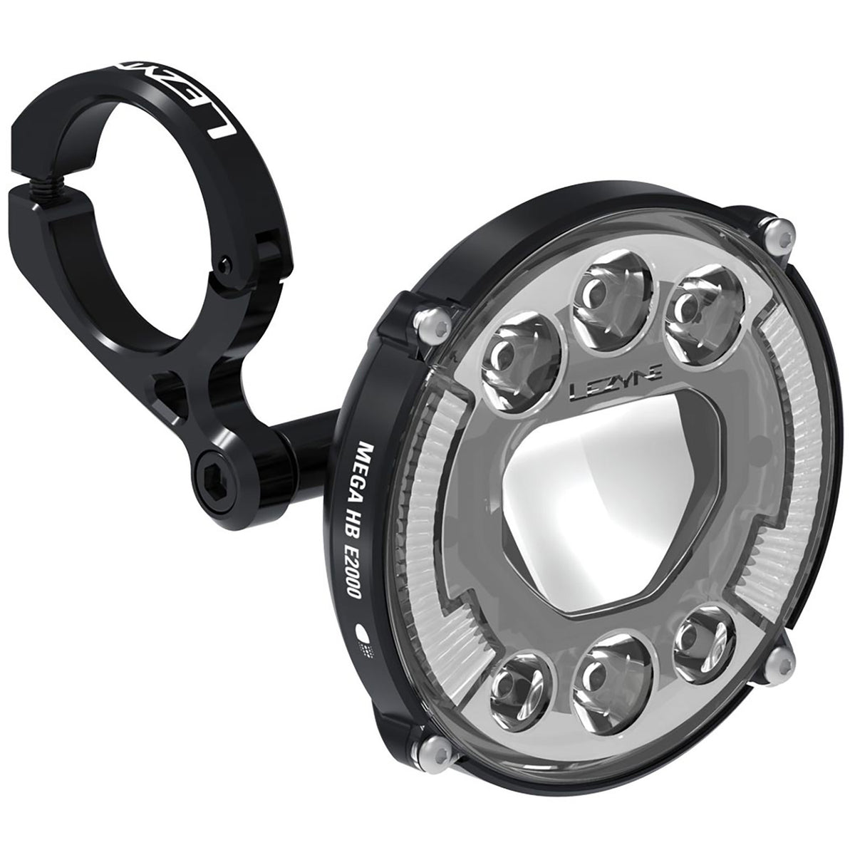 Lezyne E-Bike Mega HB StVZO E2000 Front Bike Light Flat Black
