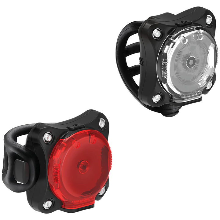 Lezyne Zecto Drive 250+ / Zecto Drive 200+ Bike Light Set Black/Black