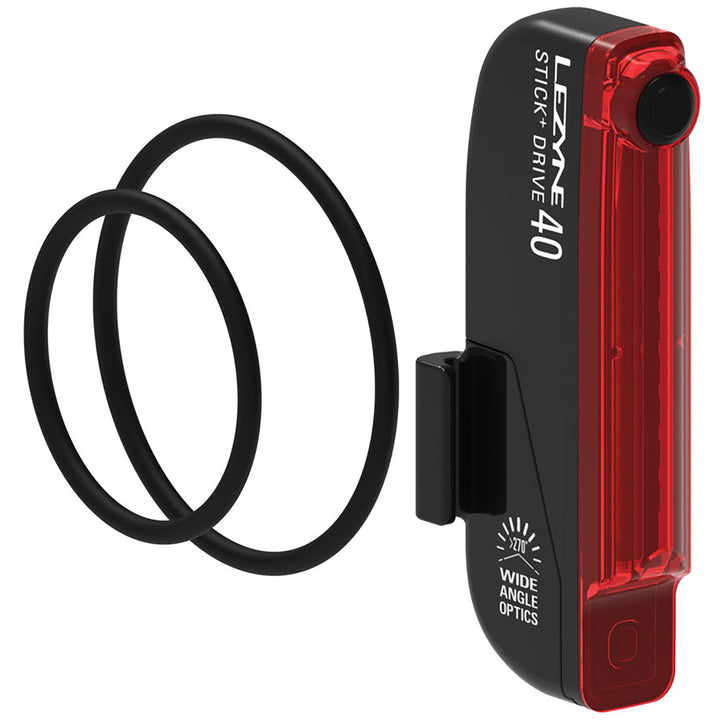 Lezyne Stick+ Drive Rear Bike Light Black