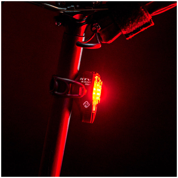 Lezyne KTV Pro+ Ai Alert Rear Bike Light Black