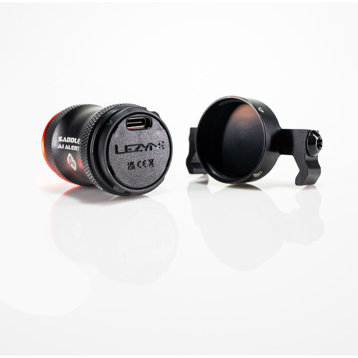 Lezyne Saddle Ai Alert 250 Rear Bike Light Satin Black
