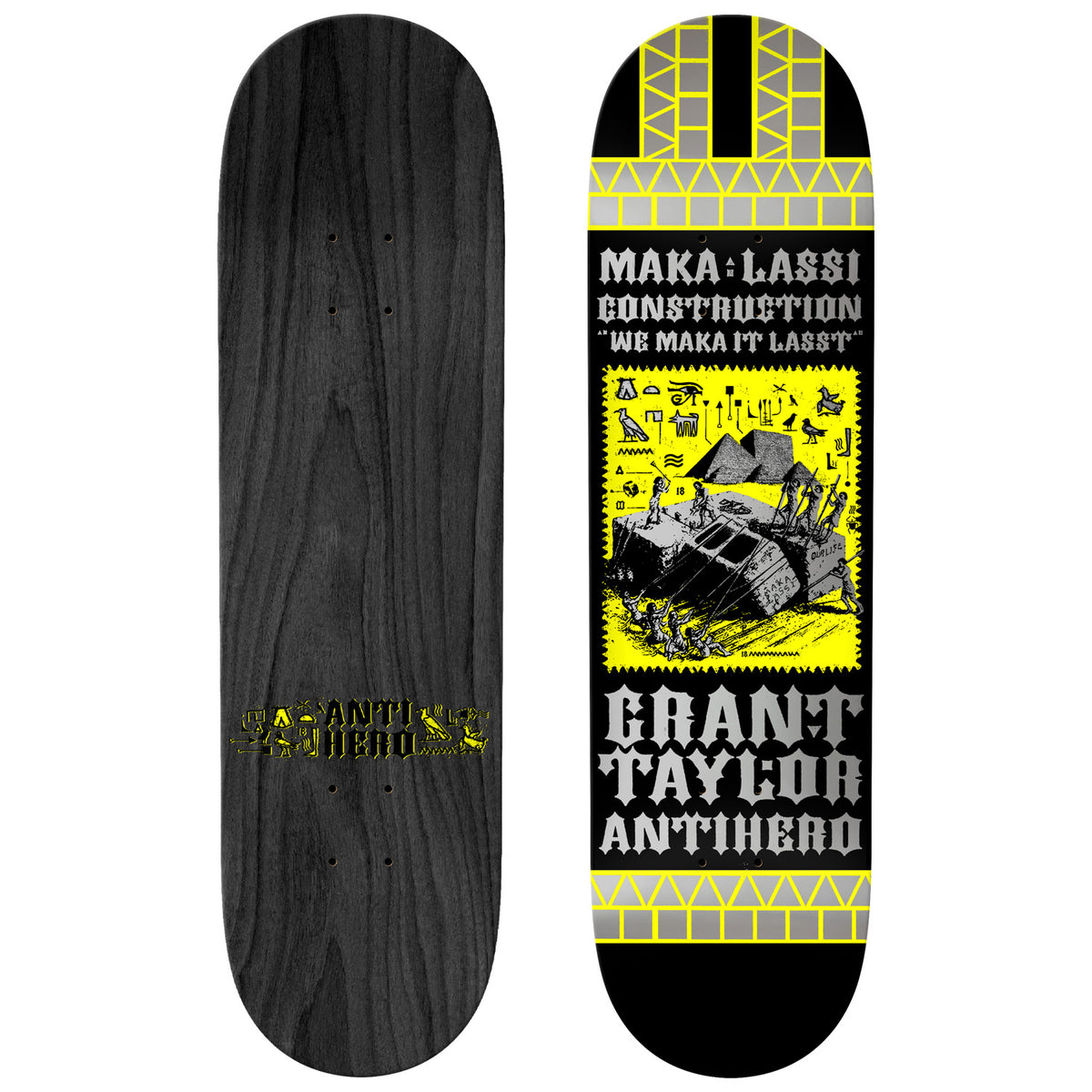 Anti Hero Grant Makalassi Construction Renovated 8.75 Skateboard Deck