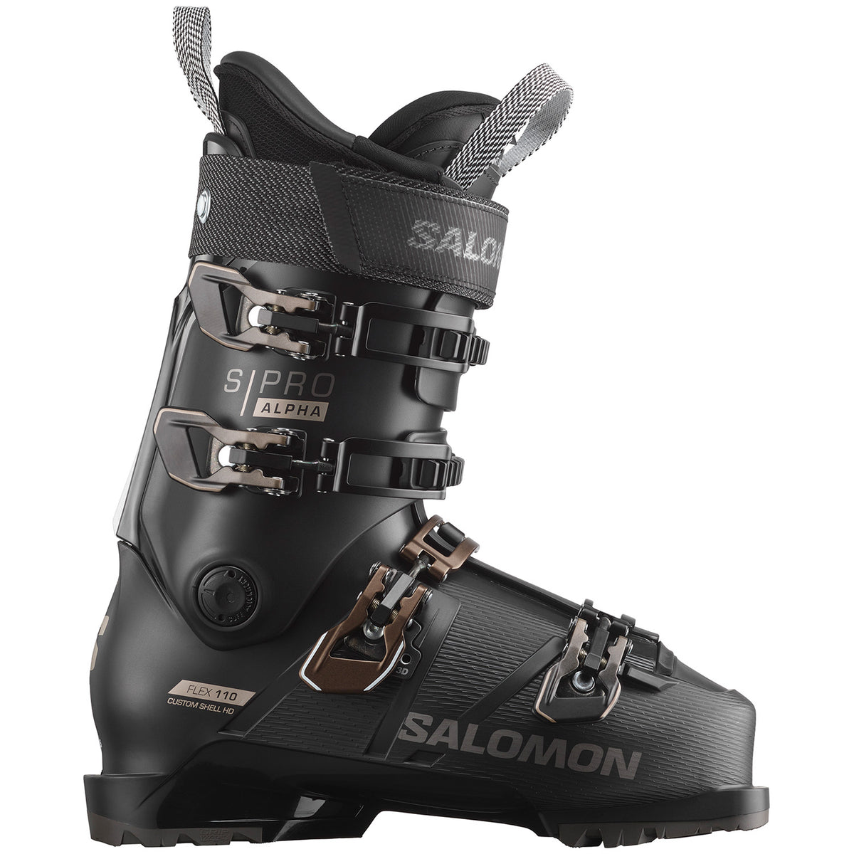 Salomon S/Pro Alpha 110 Ski Boots 2024 Black/Titanium Metal