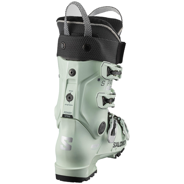Salomon S/Pro Alpha 100 Ski Boots - Women's 2024 White Moss/Silver/Black