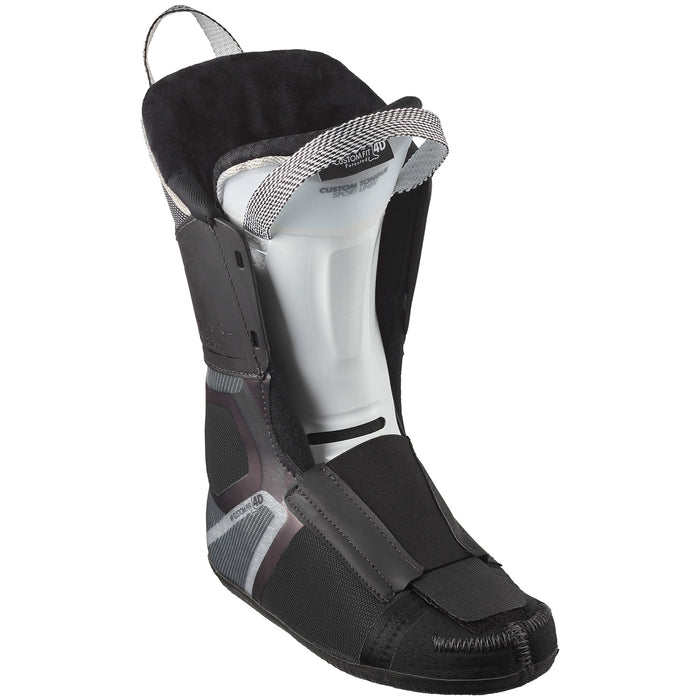 Salomon S/Pro Alpha 100 Ski Boots - Women's 2024 White Moss/Silver/Black