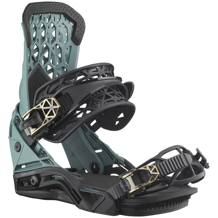 Salomon Highlander Snowboard Bindings 2025 Sagebrush Green
