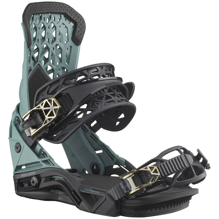 Salomon Highlander Snowboard Bindings 2025 Sagebrush Green