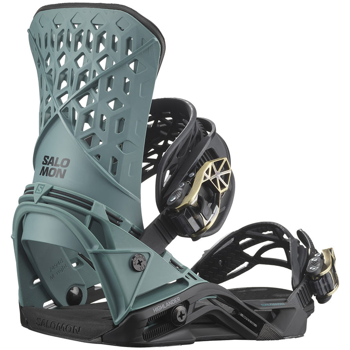Salomon Highlander Snowboard Bindings 2025 Sagebrush Green