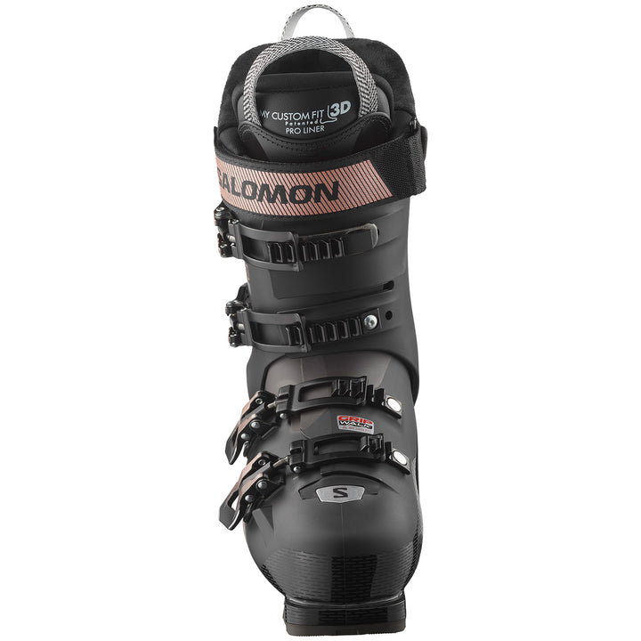 Salomon S/Pro HV 100 W Ski Boots - Women's 2025 Black / Pinkgold Metallic / Beluga