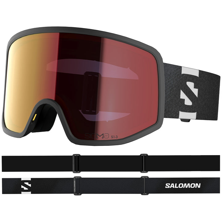 Salomon Sentry Pro S Sigma Photochromic Goggles Black/Sigma Photo Poppy Red