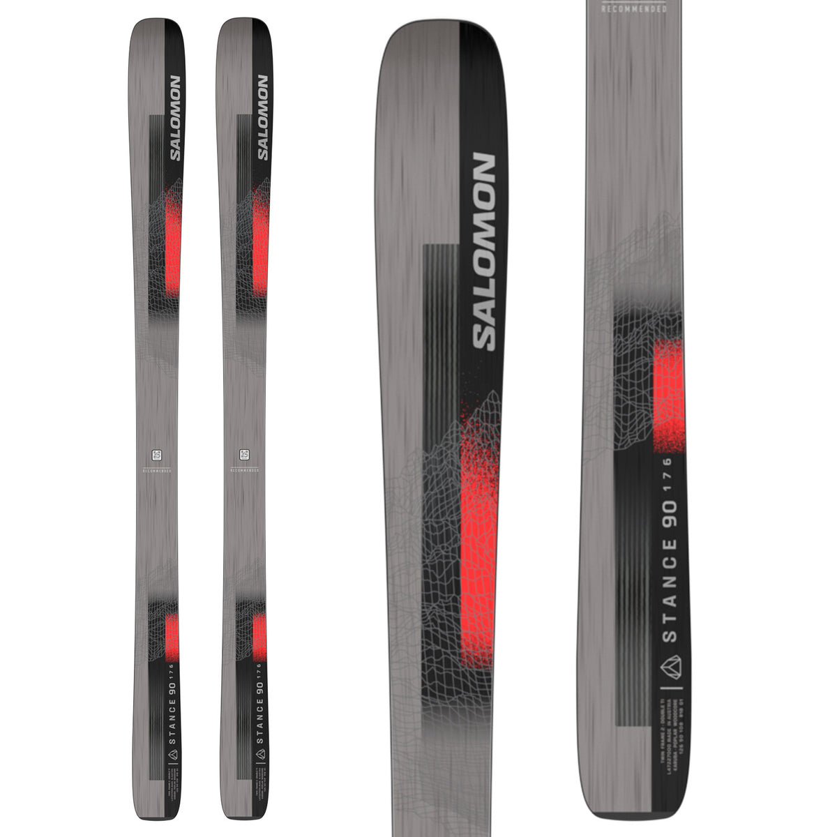 Salomon Stance 90 Skis 2024