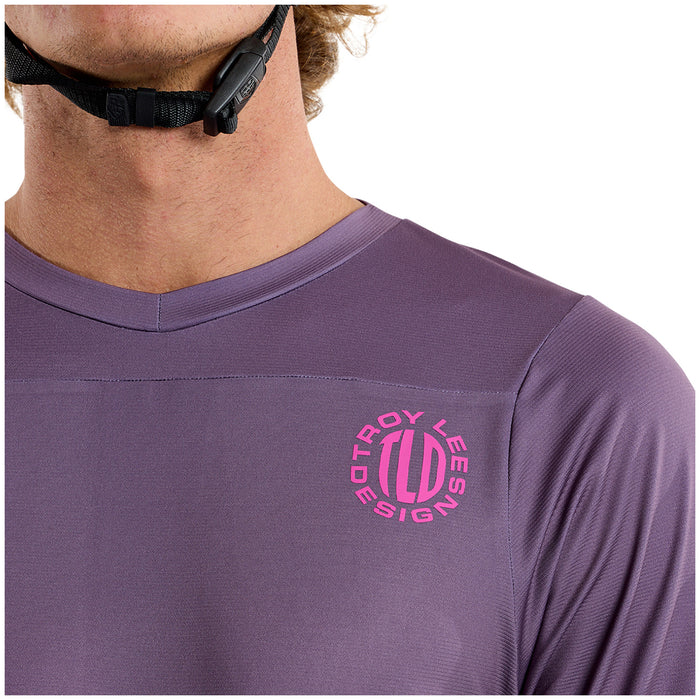 Troy Lee Designs Skyline Long-Sleeve Jersey Radioscape Deep Purple