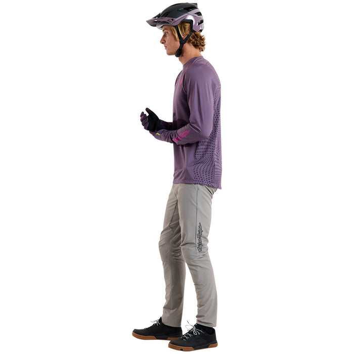Troy Lee Designs Skyline Long-Sleeve Jersey Radioscape Deep Purple