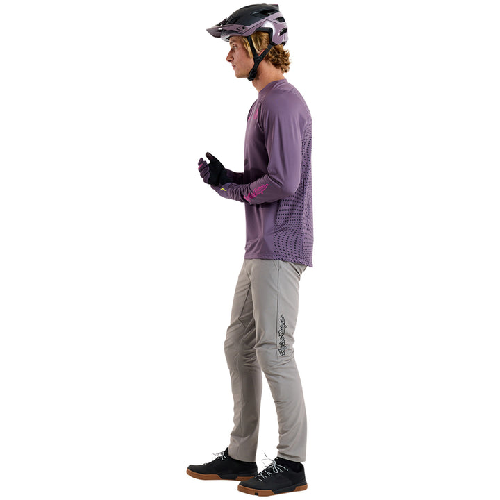 Troy Lee Designs Skyline Long-Sleeve Jersey Radioscape Deep Purple