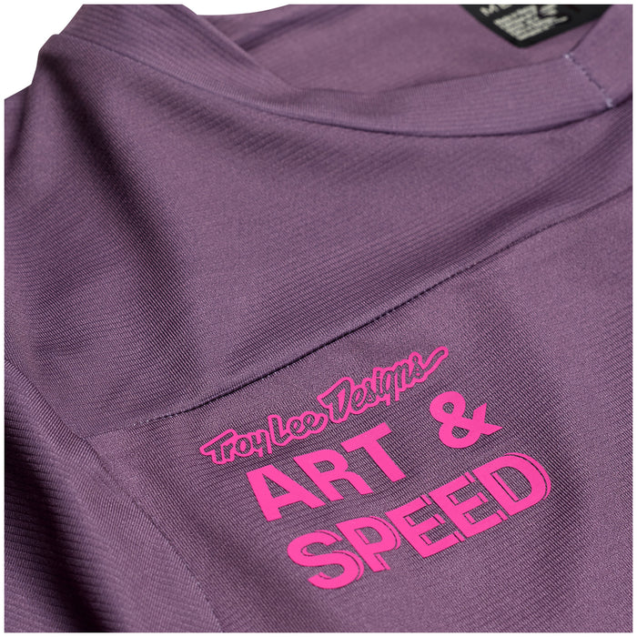 Troy Lee Designs Skyline Long-Sleeve Jersey Radioscape Deep Purple