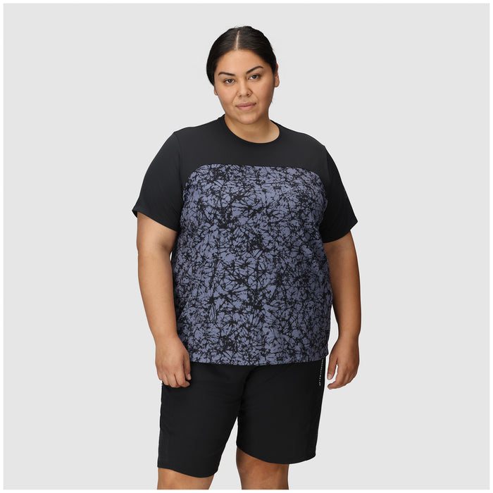 Outdoor Research Freewheel Short-Sleeve Plus Jersey - Women's Summit Atoms