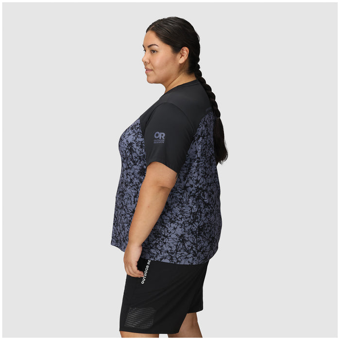 Outdoor Research Freewheel Short-Sleeve Plus Jersey - Women's Summit Atoms