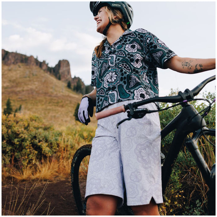 Wild Rye Frankie Bike Shorts - Women's Lavender Roots