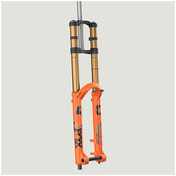 Fox Shox 40 Float Factory GRIP X2 Fork - 29" Shiny Orange, Black/Clear Logo