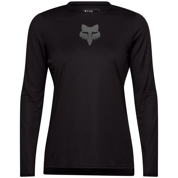 Fox Racing Ranger Long-Sleeve Jersey - Kids' Fox Head Black