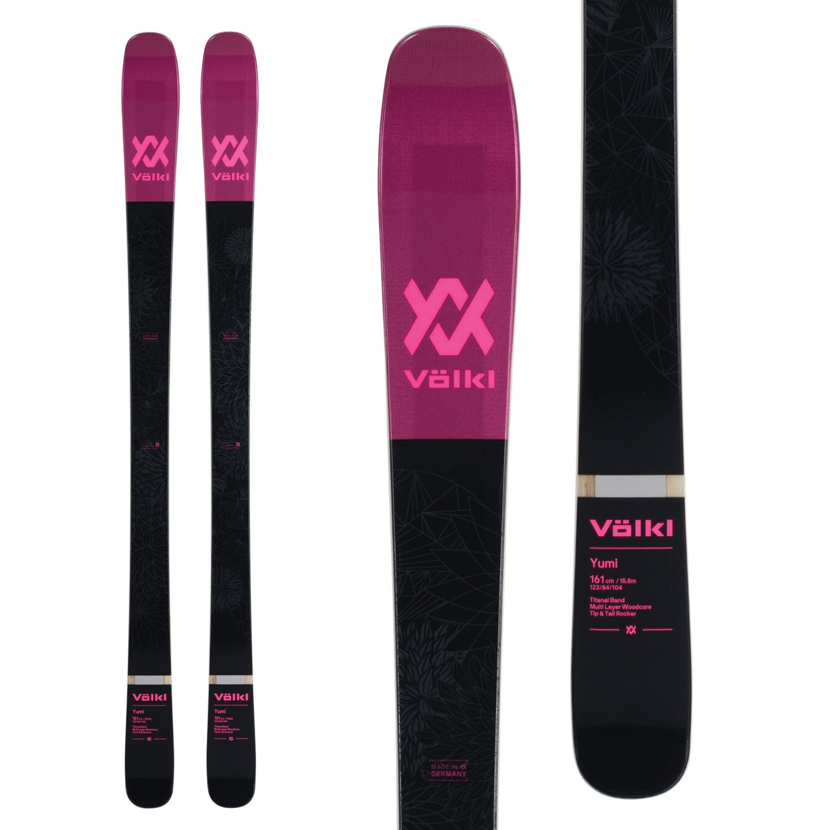 Völkl Yumi Skis + Marker Squire 11 Demo Bindings 2019