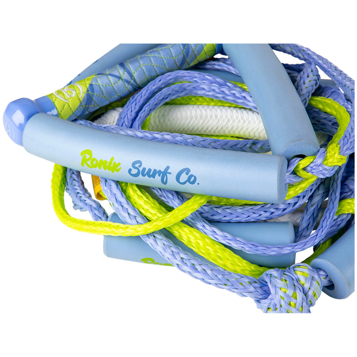 Ronix 10" Handle + 25ft 4-Section Bungee Surf Rope - Women's Lavender