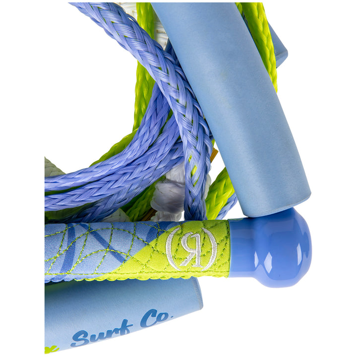 Ronix 10" Handle + 25ft 4-Section Bungee Surf Rope - Women's Lavender