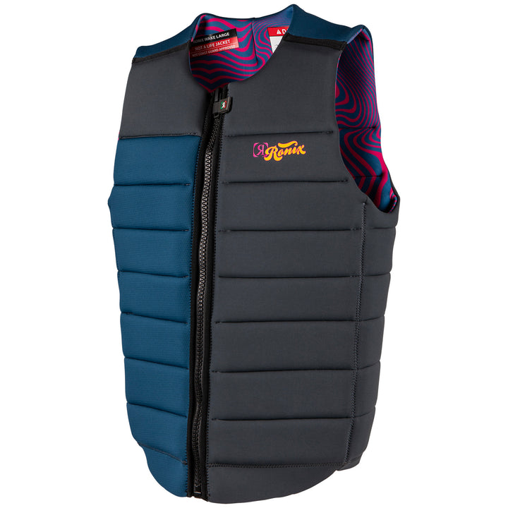 Ronix Purple Haze Impact Wake Vest Psychedelic Blue/Grey