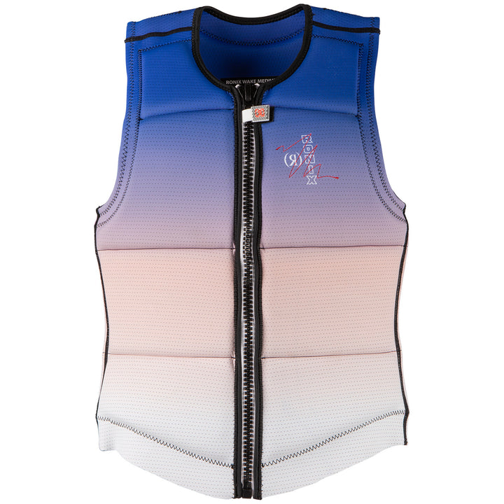 Ronix Coral Impact Wake Vest - Women's 2025 White/Blue Fade