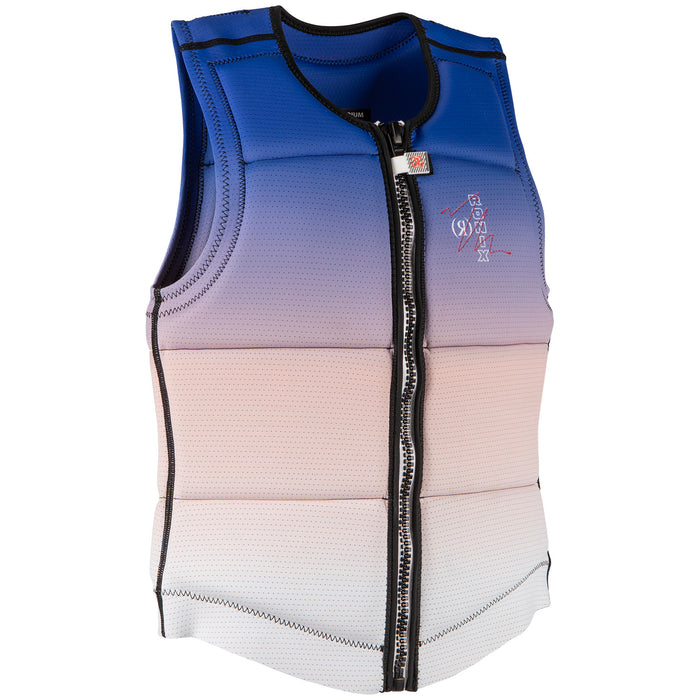 Ronix Coral Impact Wake Vest - Women's 2025 White/Blue Fade