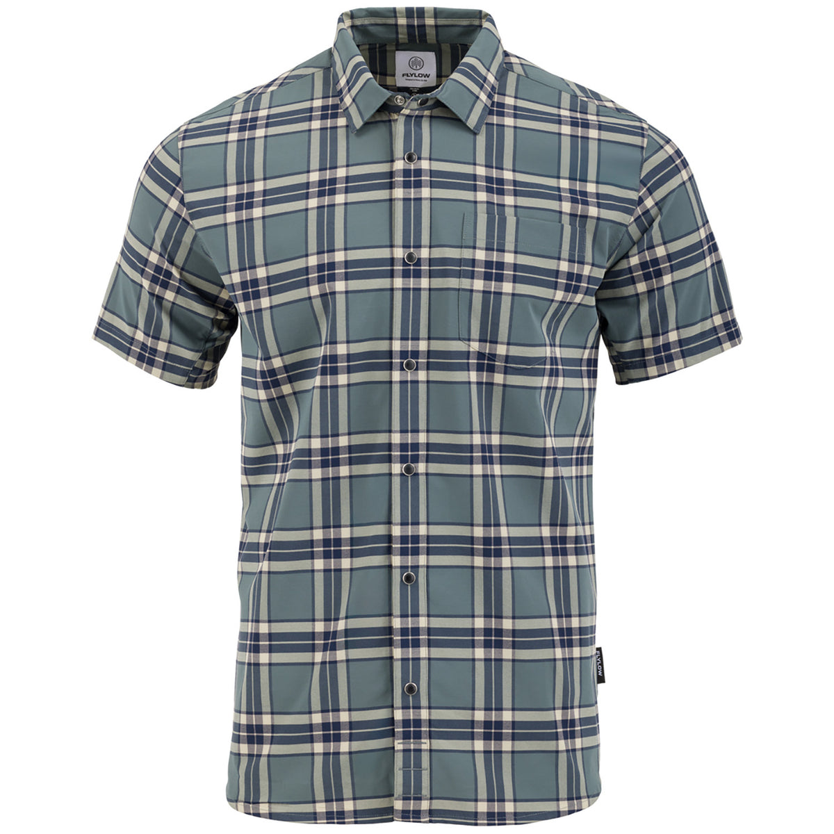 Flylow Anderson Shirt Eucalyptus/Mist Plaid