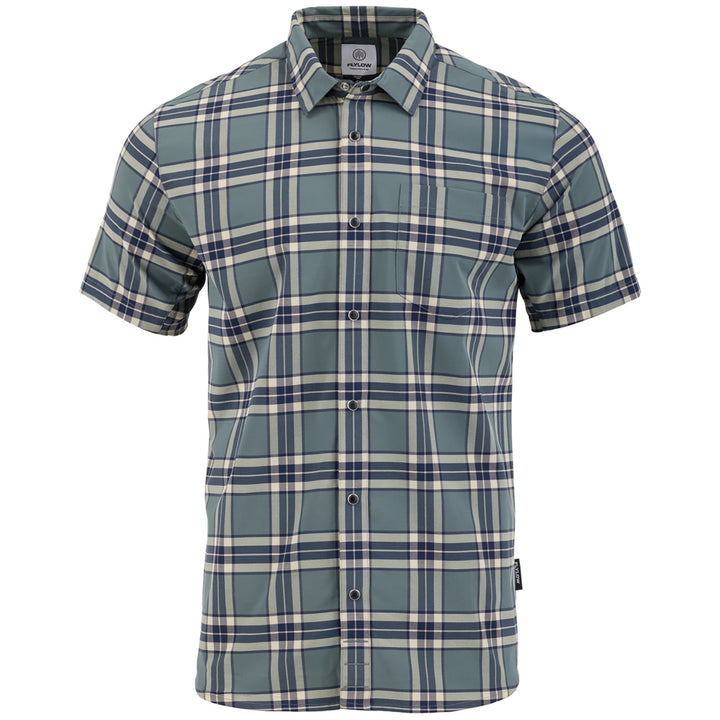 Flylow Anderson Shirt Eucalyptus/Mist Plaid